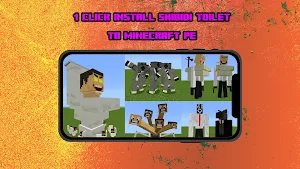 Skibidi Toilet Minecraft Mod Screenshot 0