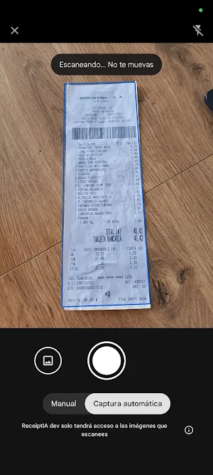 ReceiptIA: OCR Expense Tracker Screenshot 1