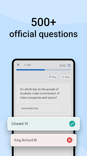 Australian Citizenship Test Screenshot 0