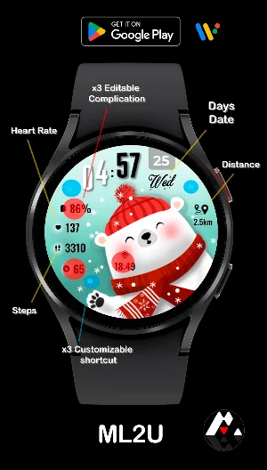 ML2U 163 Watch Face Screenshot 1