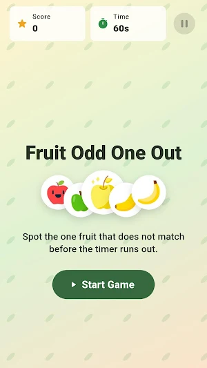 Fruit Odd One Out Screenshot 0