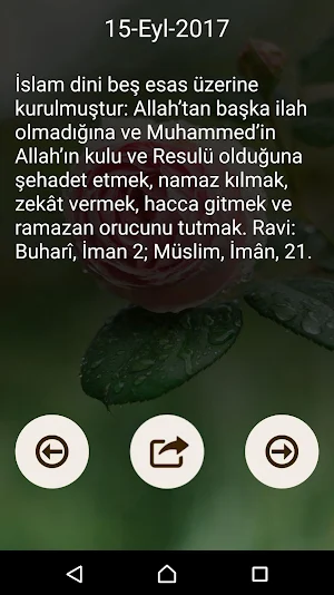 365 Gün Hadis ile Günün Hadisi Screenshot 1