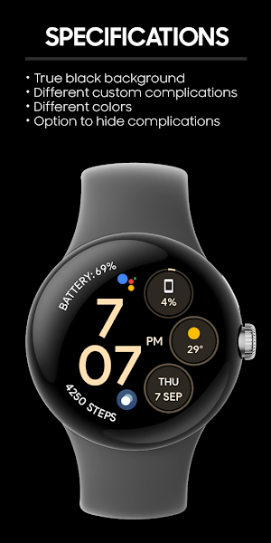Material Stack: Watch face Screenshot 1