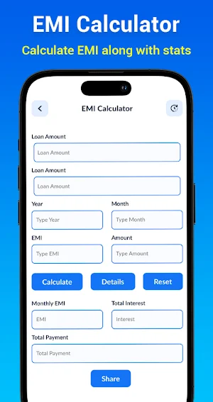 Easy EMI - EMI Loan Calculator Screenshot 3