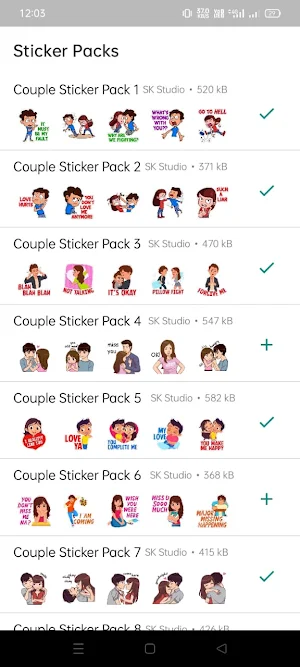 Love Stickers for whatsApp WA Screenshot 2