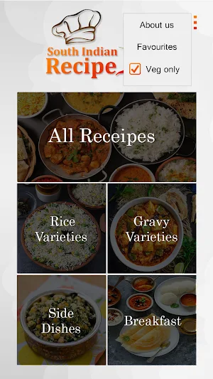 South Indian Recipe Screenshot 2