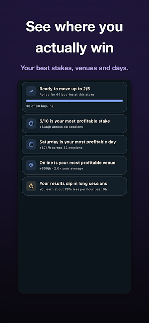 Bankroll Buddy: Poker Tracker Screenshot 1
