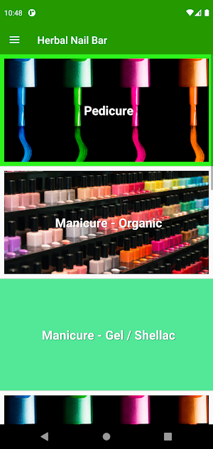 Herbal Nail Bar Screenshot 1