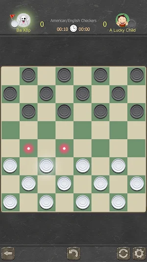 Checkers - Two Players Screenshot 1