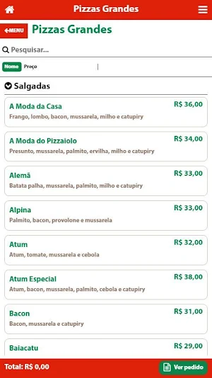 Manjares Pizzaria e Esfiharia Screenshot 1