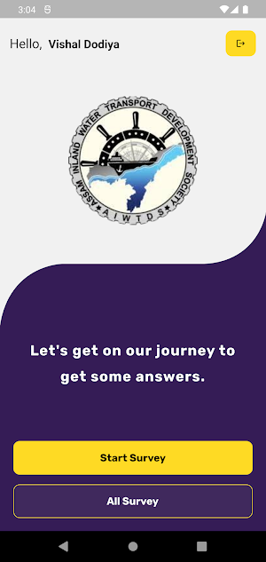 Survey App Screenshot 1