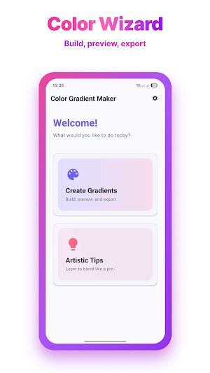 Spectrum Color Gradient Maker Screenshot 0
