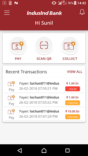 BHIM IndusPay Screenshot 2