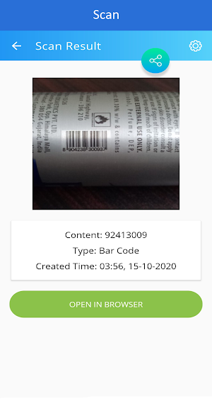 QR code scanner & generator Screenshot 1