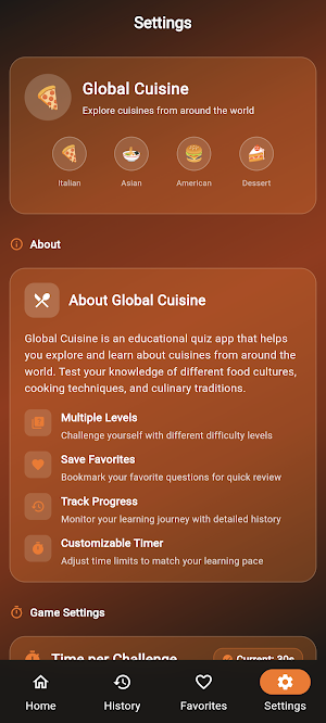 Global Cuisine Screenshot 2