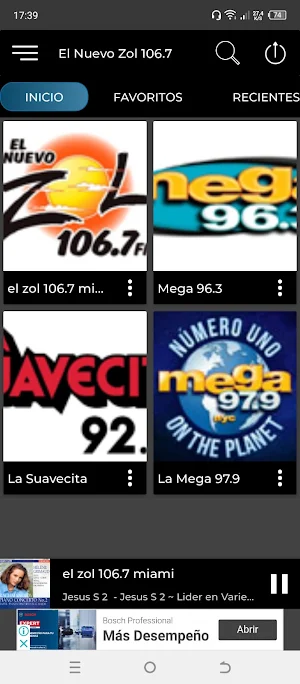 El Nuevo Zol 106.7 Radio Miami Screenshot 1