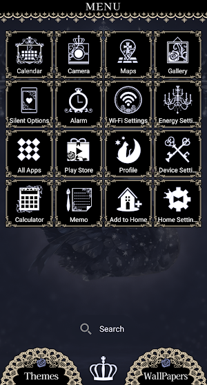 Dark and Girly Theme +HOME Screenshot 3