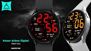 Amser Arlene Digital Watchface Screenshot 0