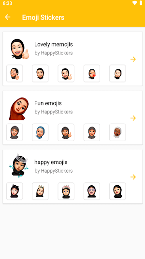 Emoji Stickers, Smiley Memoji Screenshot 2