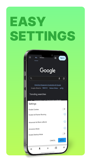 Indic Browser: Privacy Primary Screenshot 1