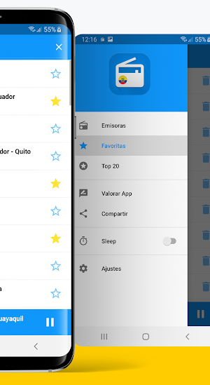 Radio Ecuador FM -  Simple Radio FM App Screenshot 2