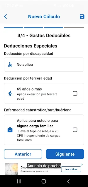 Calculadora Tributaria Ecuador Screenshot 2