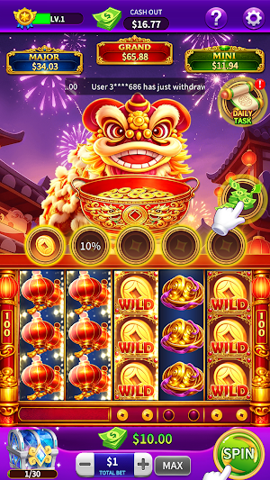 Lion Dancing Slot: Win Cash Screenshot 0