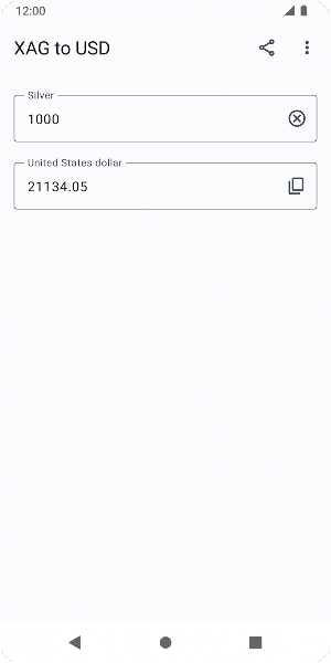 XAG to USD Screenshot 0