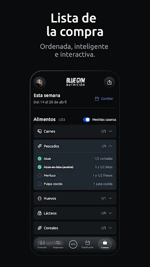Blue Gym Nutrición Screenshot 3