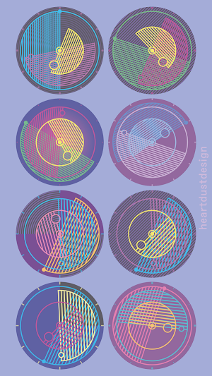 Visual Crosshatch Watch Face Screenshot 2