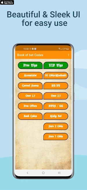Book Of Bet Codes Screenshot 0