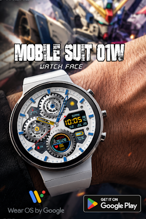 Mobile Suit 01W Watch Face Screenshot 2