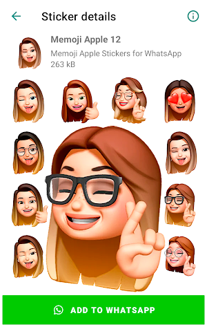 Memoji Apple for WhatsApp Screenshot 2