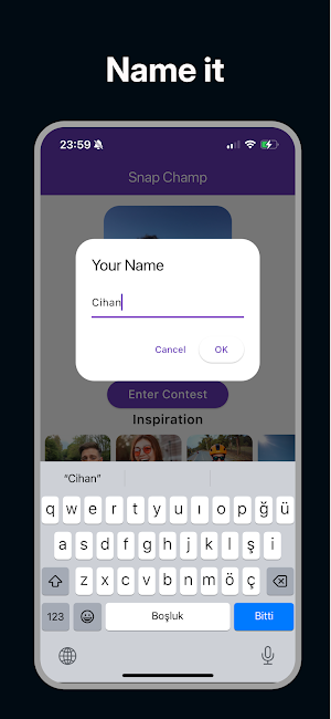 SnapChamp - AI Selfie Battles Screenshot 1