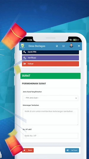 Layanan Mandiri Desa Bedagas Screenshot 2