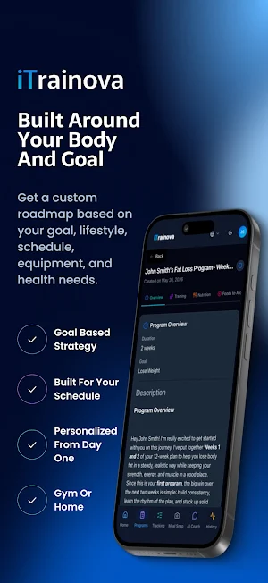 iTrainova: AI Fitness Coach Screenshot 2