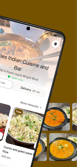 Curries Indian Cuisine and Bar Screenshot 1
