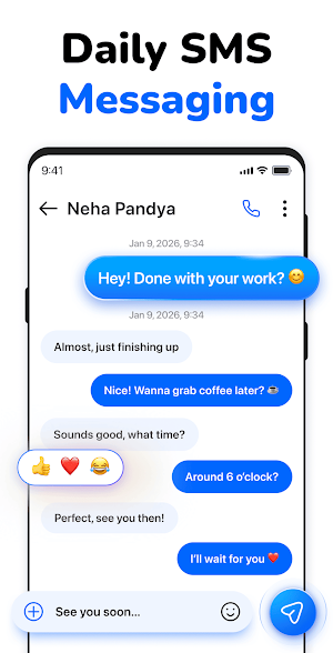 Messages - SMS Messenger Screenshot 1