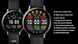 Page Turning Clock ZKin Watch Screenshot 3