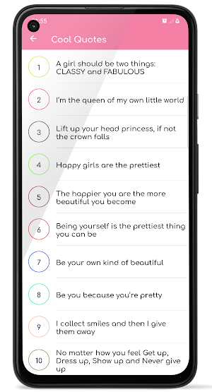 Girl Quotes Screenshot 1