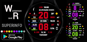 SuperInfo Watch Face Wear OS Screenshot 0