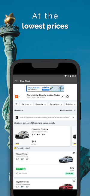 Car Rental Near Me・RentCar USA Screenshot 3