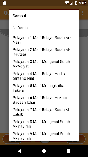 Alquran Hadist MI Kelas 4 Screenshot 1
