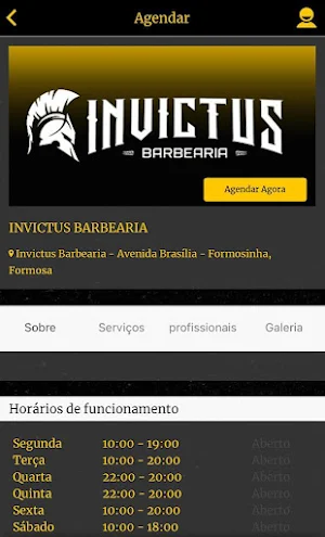 INVICTUS BARBEARIA Screenshot 1