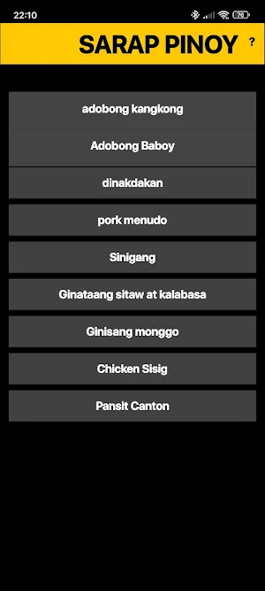 Sarap pinoy Screenshot 0