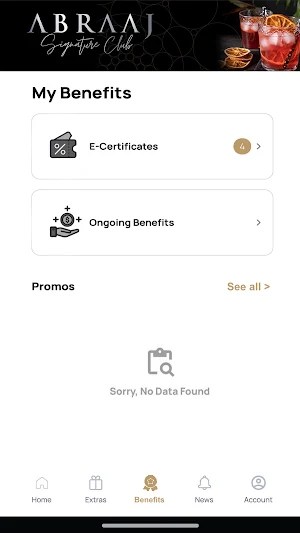 ABRAAJ Signature Club Screenshot 2
