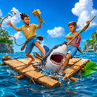 100 Days Survive on Raft