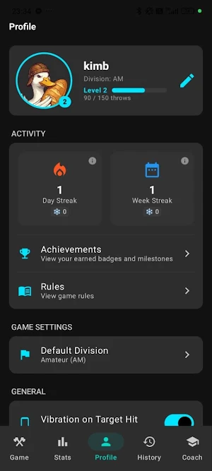 Axe Throwing Tracker Screenshot 1