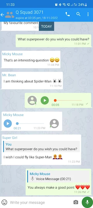 Q Squad : Chat with strangers Screenshot 2