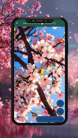 Sakura Flowers Wallpapers Screenshot 2